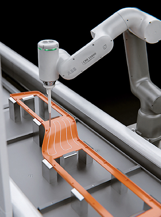 분사/도포/용접 등의 가이던스 작업 수행